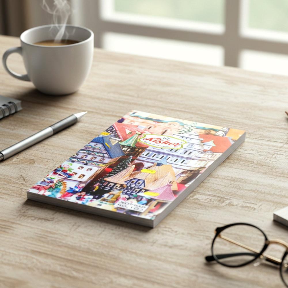 Premium Pocket Notebook 80-Page Writing Notepad (165 x 105 mm, 1 Pc)
