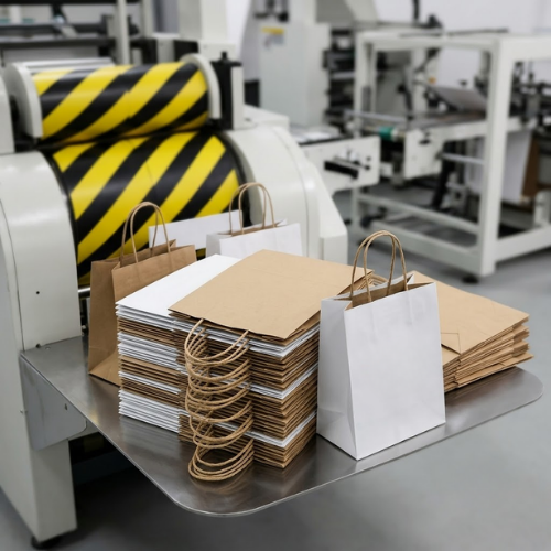 Paper Shopping Bag Making Machine