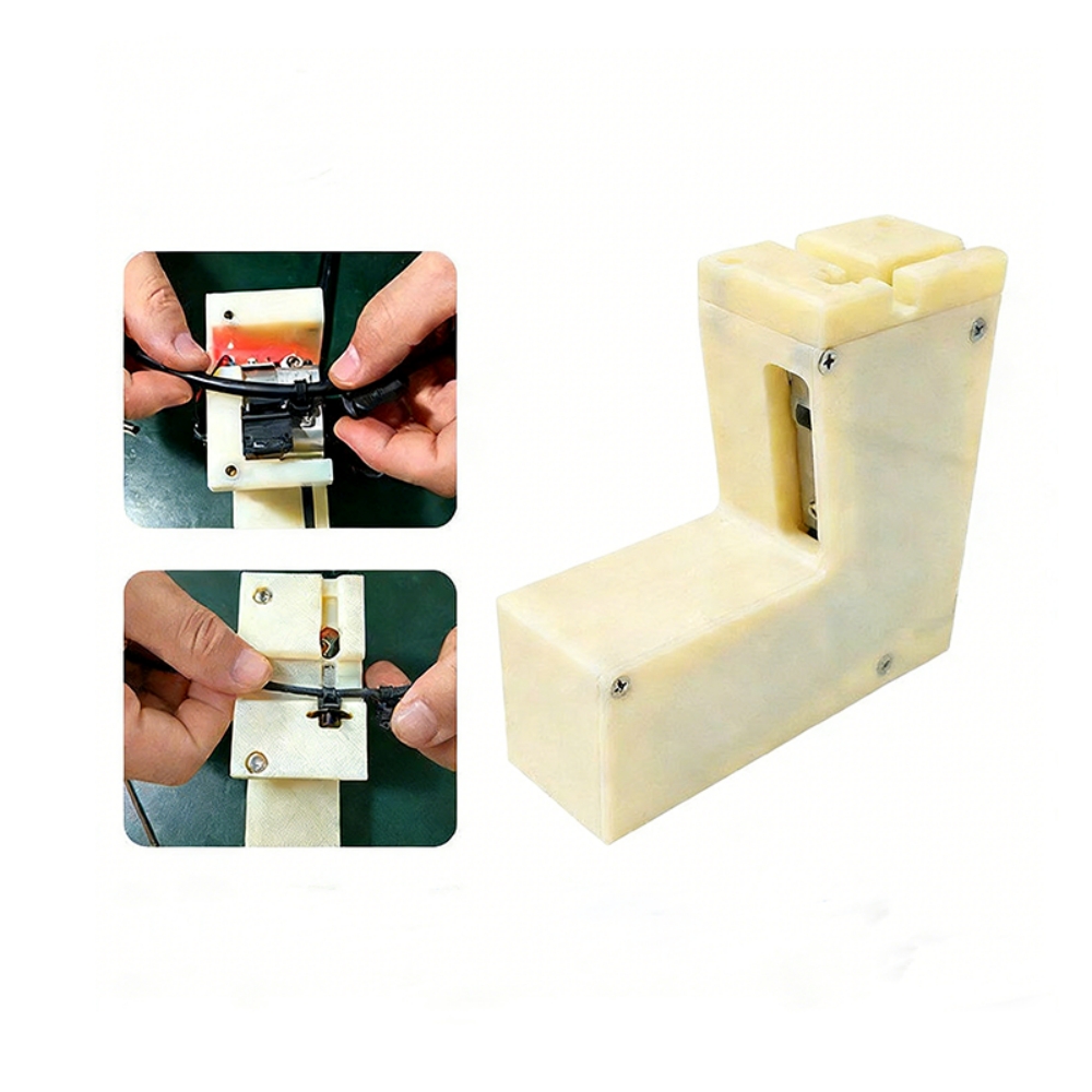 Mini Nylon Cable Tie Automatic Tensioning And Tail Cutting Machine - Color: Yellow