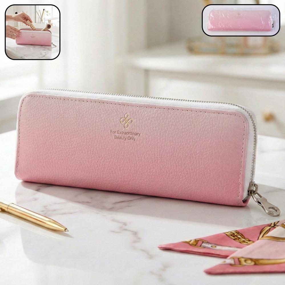 Premium Makeup Brush Storage Pouch With Zip Closure (1 Pc) - Age Group: As Per Product Requirement