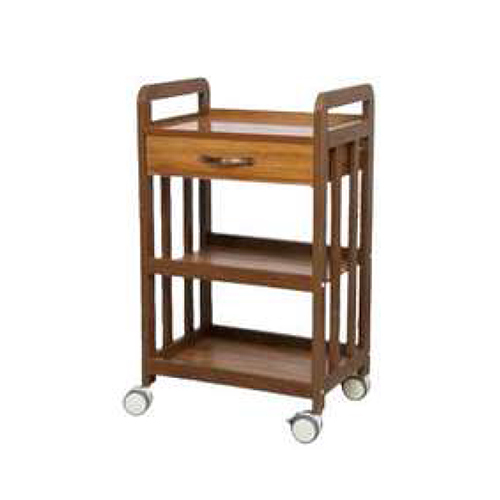 T04 Salon Wooden Trolley