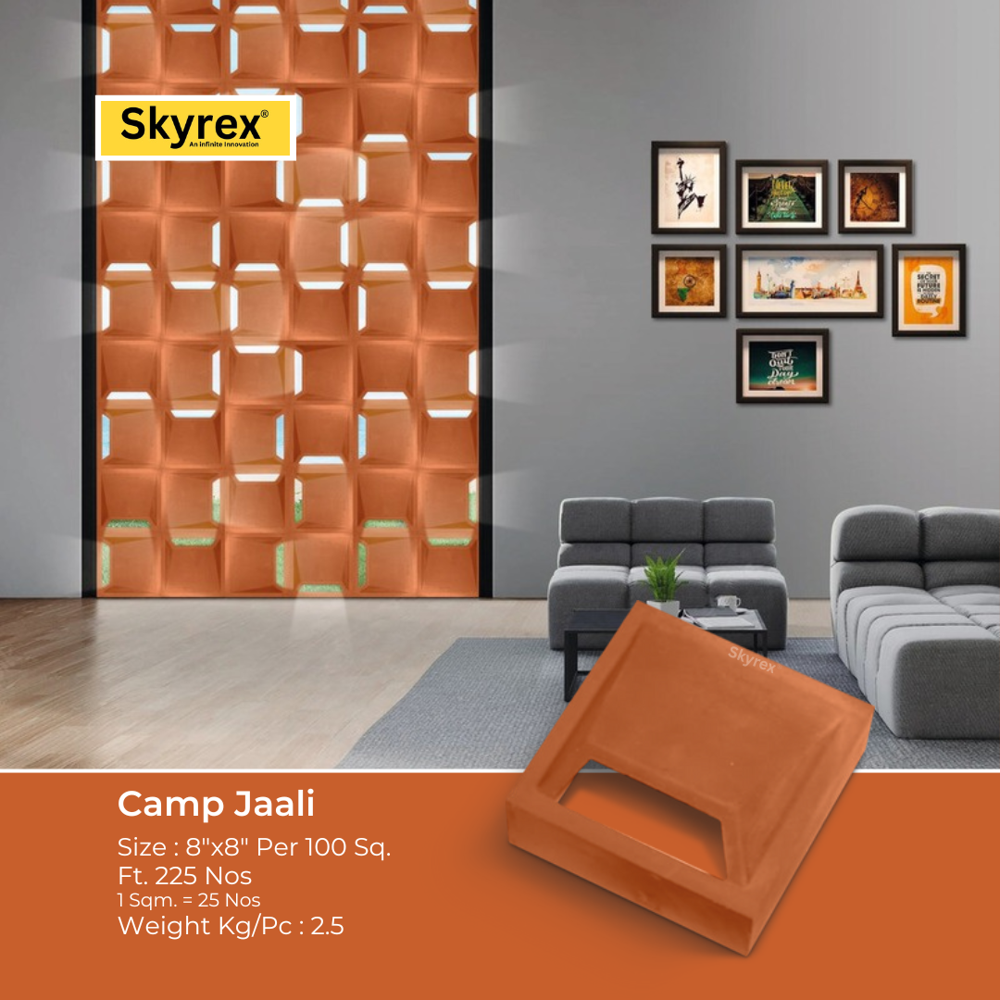 Teracotta Camp Clay Jali Breeze Block