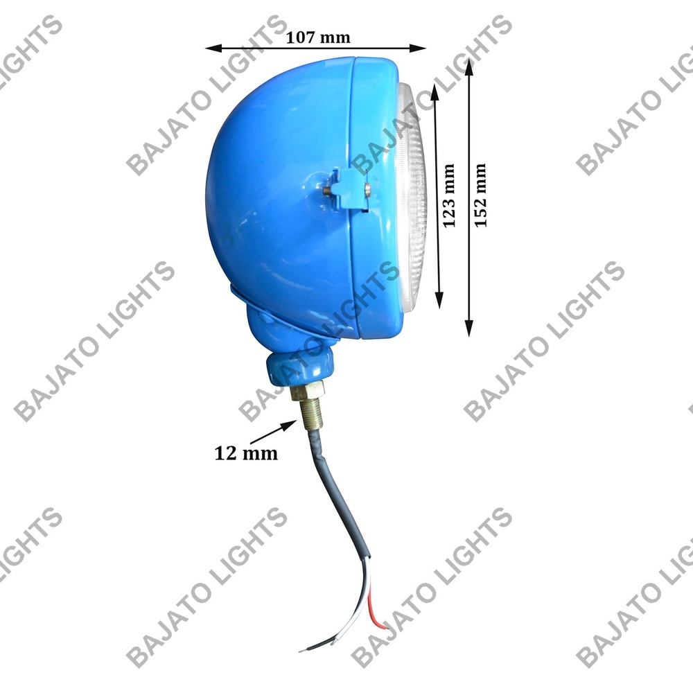 Blue Head Lamp Assembly