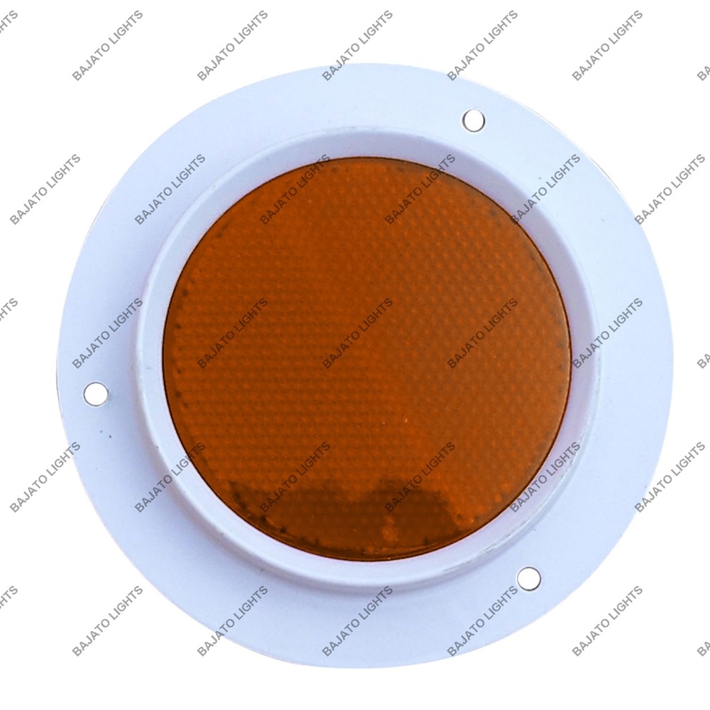 Ax761 - Reflex Reflector - Color: Amber/Orange