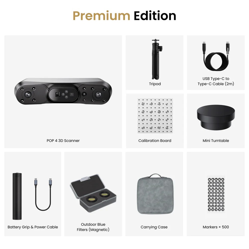 Revopoint POP 4 3D Scanner(Premium)