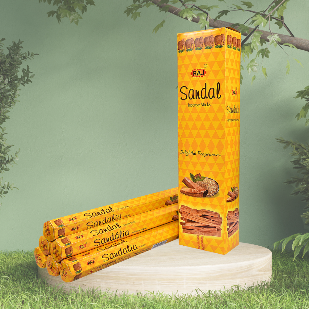 Sandal Tall Hexa Incense Sticks