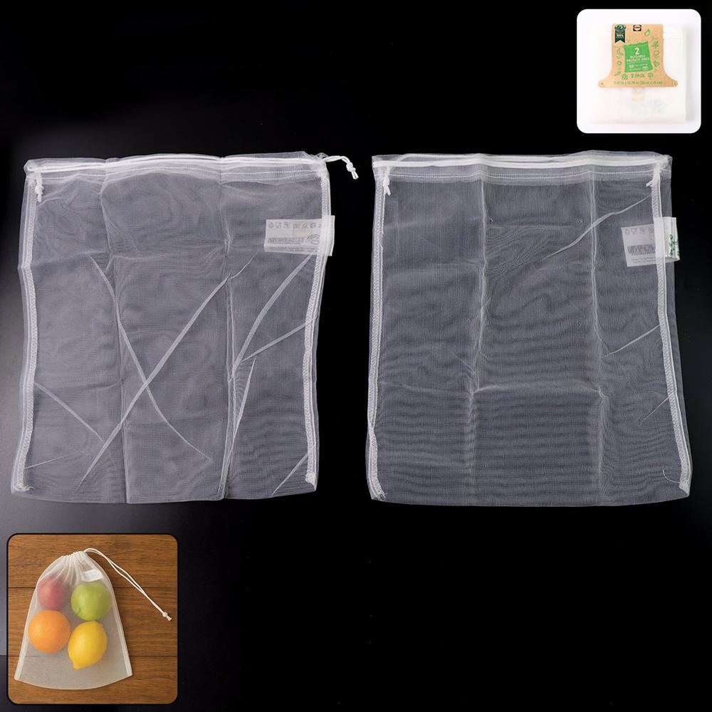 Reusable Mesh Produce Bags (2 Pc) - Application: As Per Product Requirement