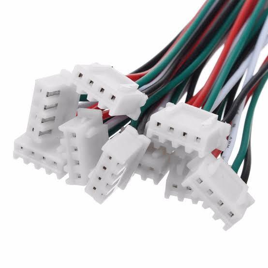 JST-XH 2.54mm Pitch 4-Pin Female Wire Harness