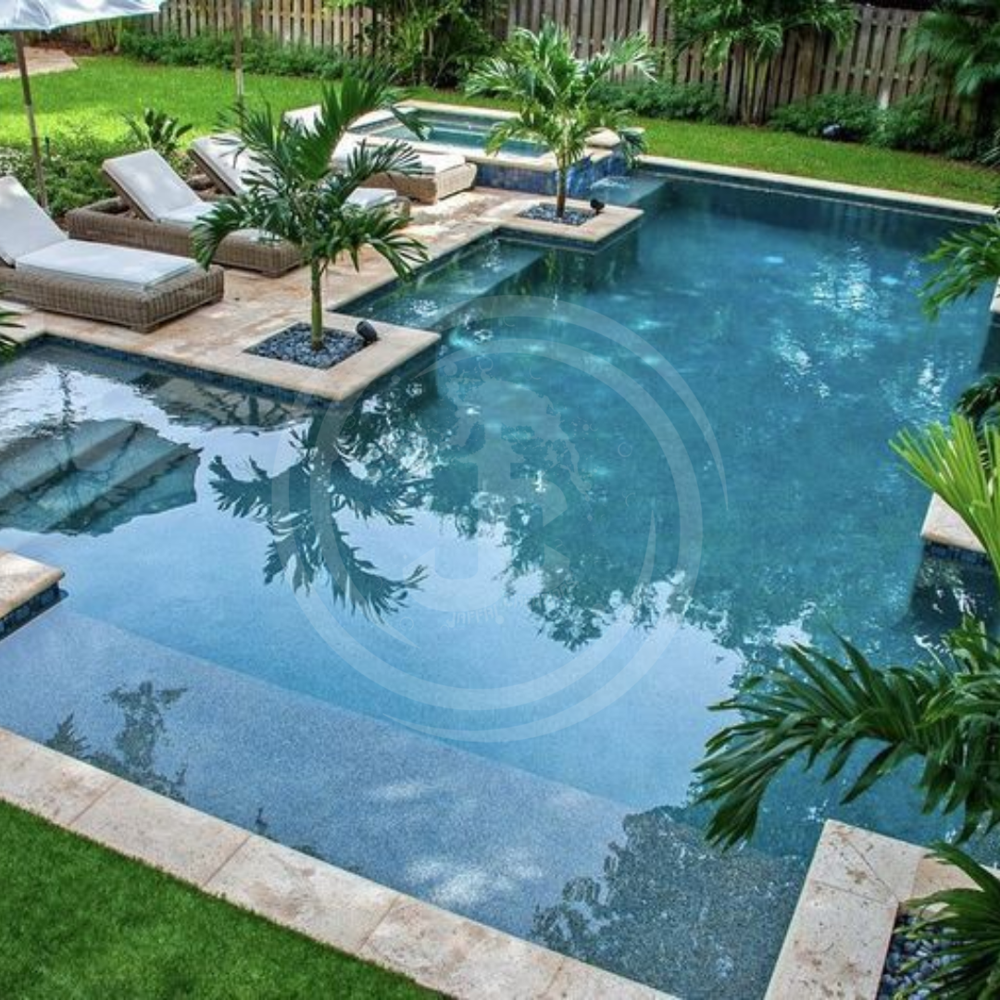 Swimming Pool - Abs Material, 3.5' To 8' Depth Range | Designed For Hotels And Resorts, Ideal For Relaxation