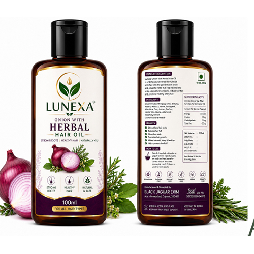 Onion with Herbal Hair Oil