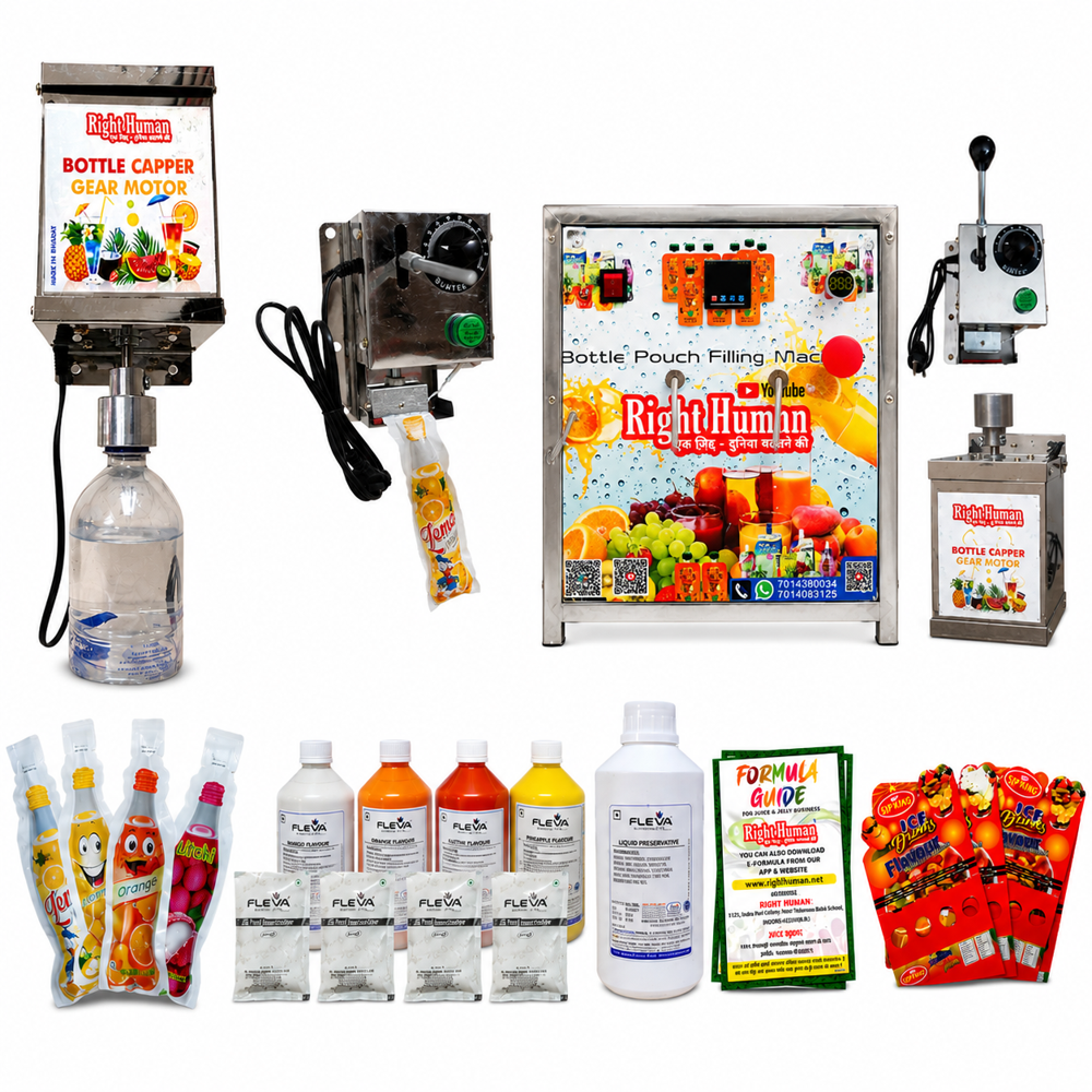 Four Nozzle Ss Machine Kit With Sealer And Capper - Air Consumption: 0.4 To 0.6 M3/Min