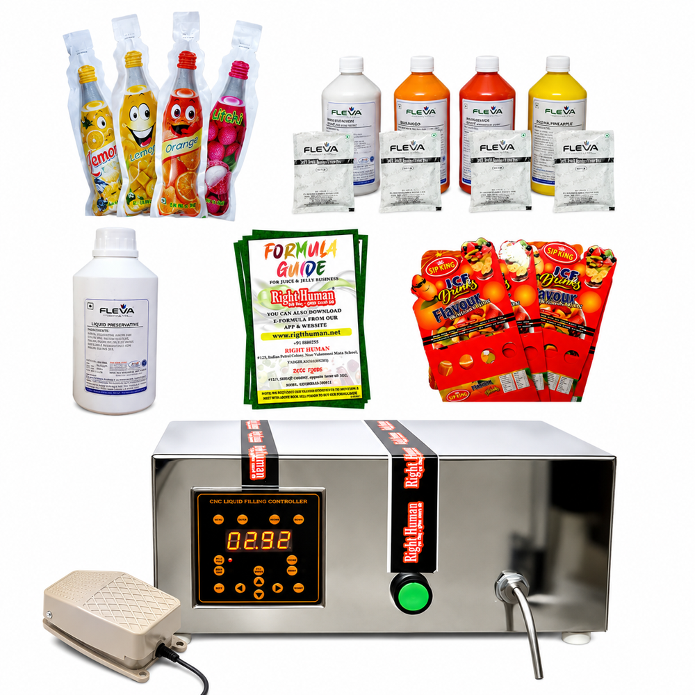POUCH & BOTTLE FILLING MACHINES COMBO