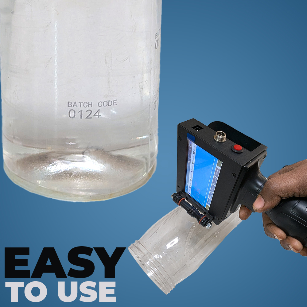 Handheld Inkjet Batch Code Printer with Cartridge