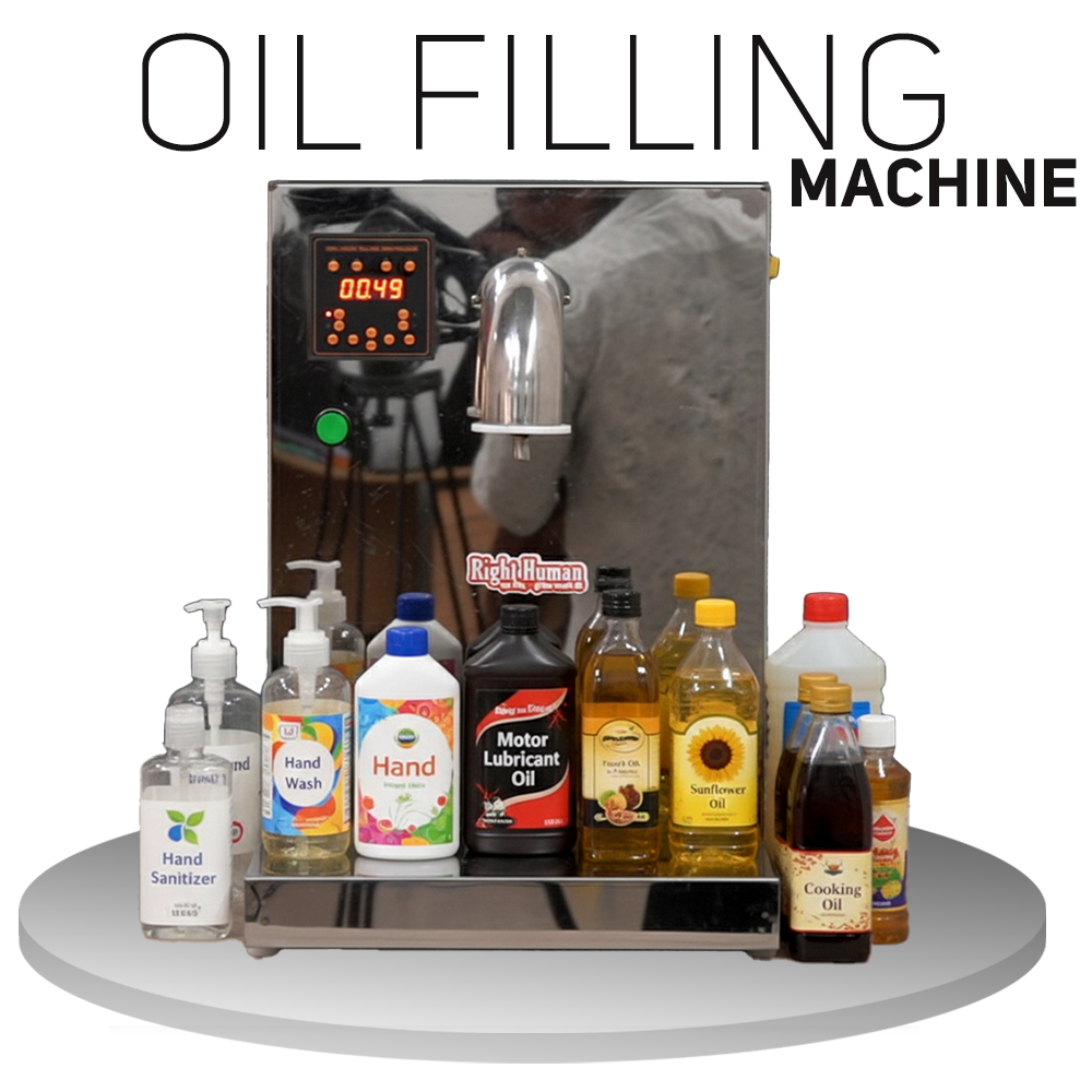 All-in-One Liquid Filler Engine Oil Mustard Oil and Thick Liquid Filling System