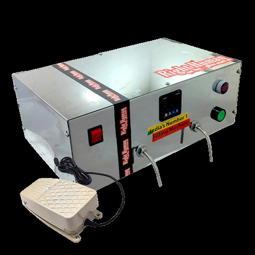 2 Nozzle Liquid Filling Machine With Foot Padal