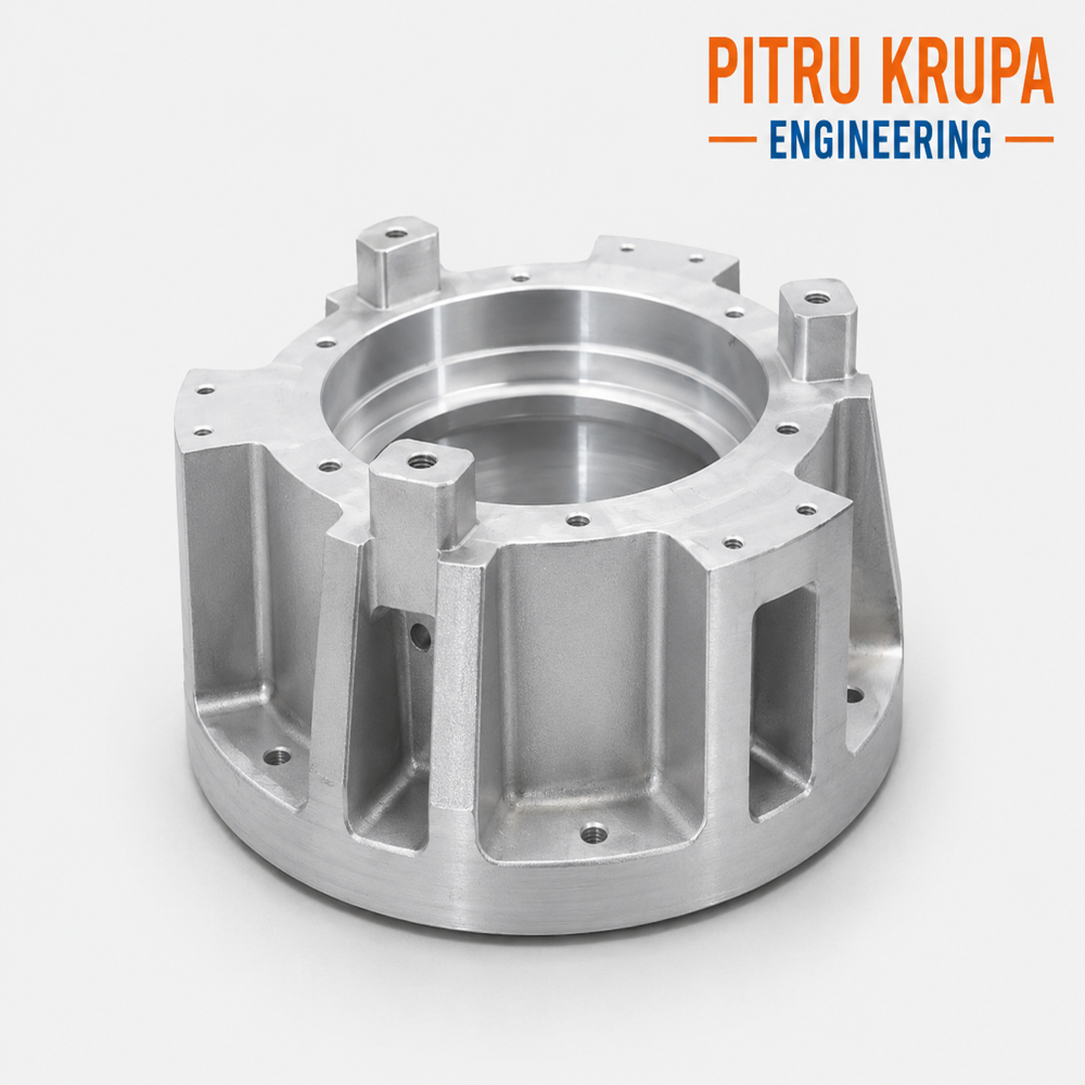 precision CNC-machined housing