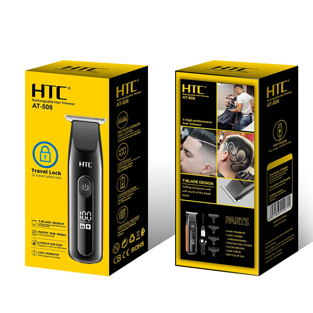 HTC AT-508 RECHARGEABLE HAIR TRIMMER