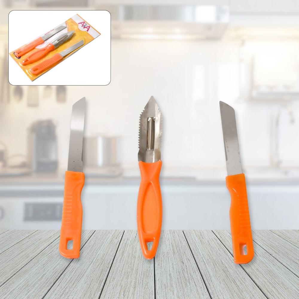3In1 Multipurpose Stainless Steel Classic Kitchen Knife Set Of 3 - Application: As Per Product Requirement