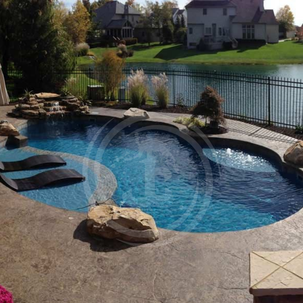 Outdoor Swimming Pool - Abs Material, 3.5' To 8' Depth Range, Blue Color | Designed For Residential Relaxation And Versatile Usage In Private Bungalows And Apartments