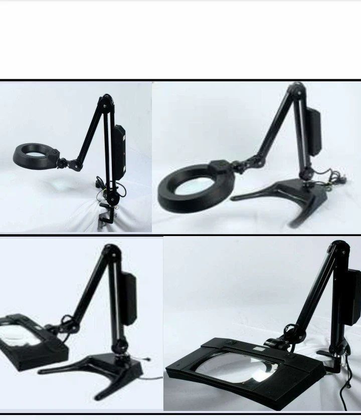 Esd Rectangular Led Magnifier - Color: Black
