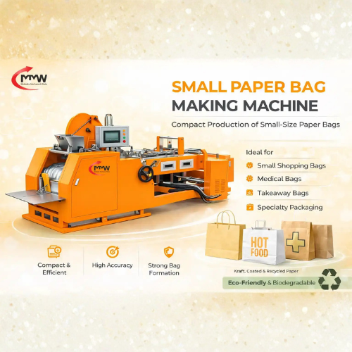 Small Paper Bag Making Machine