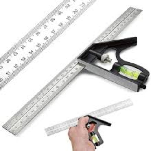 300 Mm Combination Scale - Color: White
