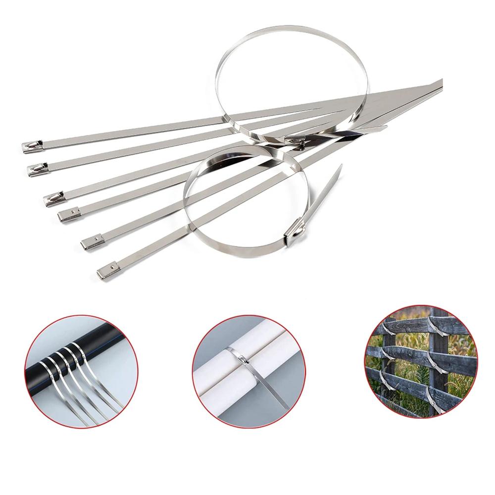 Stainless Steel Cable TIE (4.6x100MM / 10 pcs Set)