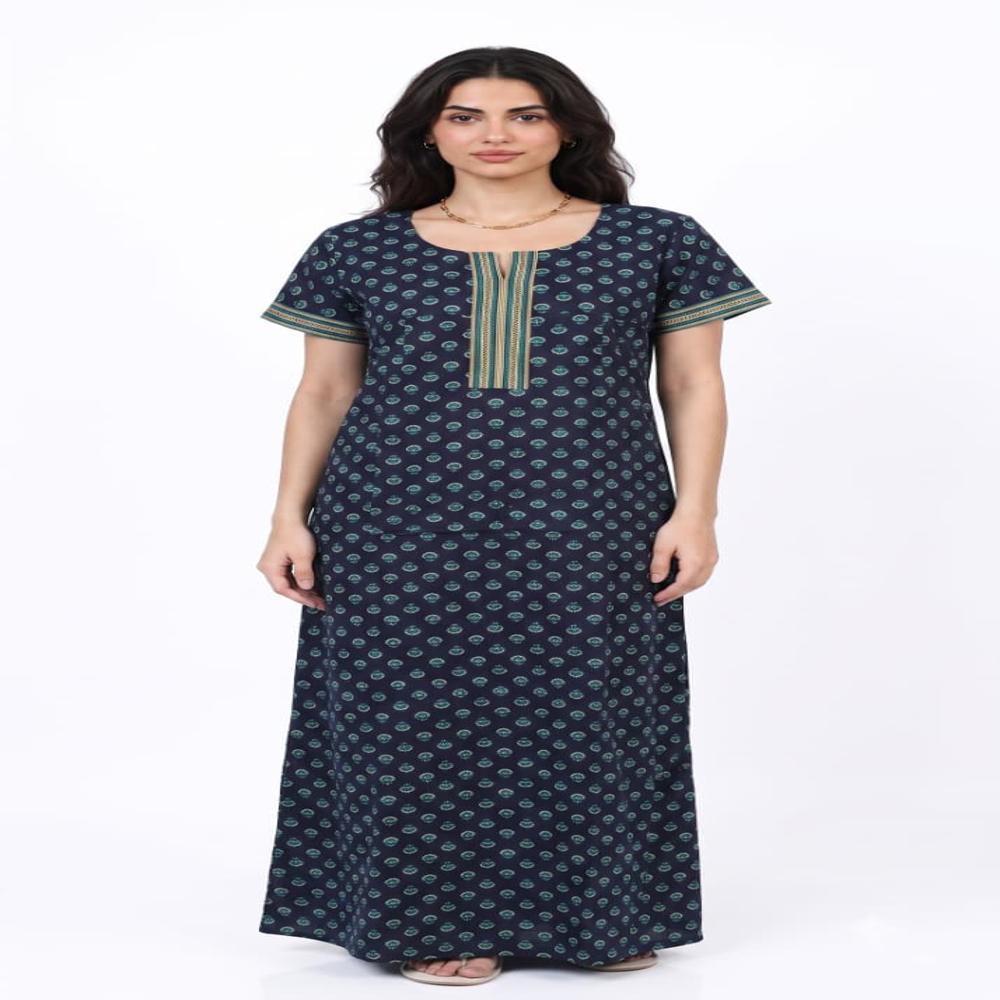 EVOLOVE Women's Pure Cotton Nightwear | Soft Cotton Maxi Nighty | Manufacturer & Supplier