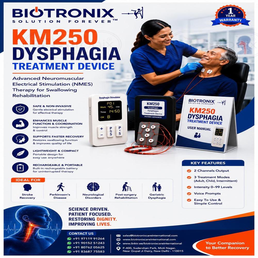 KM250 Neuromuscular Therapy System for Dysphagia Management