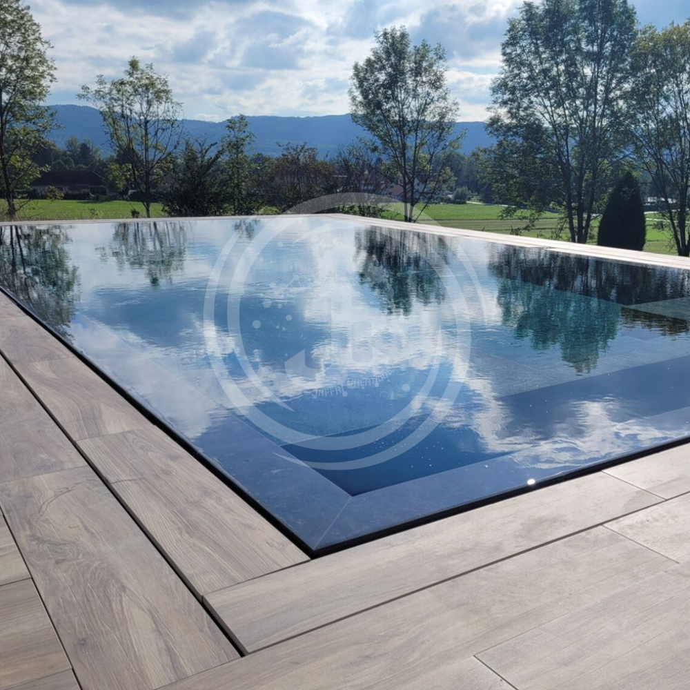 Overflow Swimming Pool - Color: Sky Blue