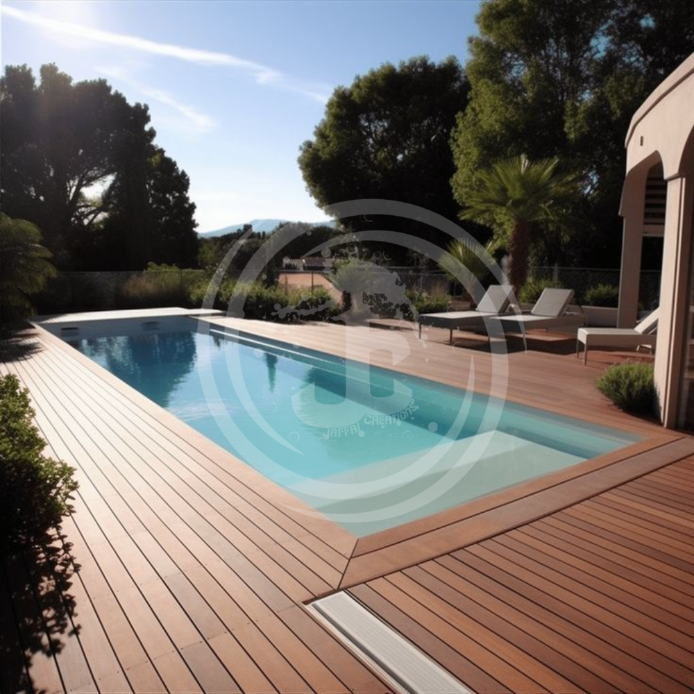 Regular Swimming Pool - 3.5' To 8' Depth, White Color, 220v Power Supply | Ideal For Hotels And Resorts
