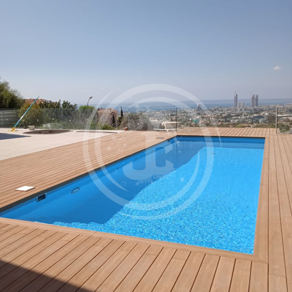Regular Swimming Pool - 3.5' To 8' Depth, White Color, 220v Power Supply | Ideal For Hotels And Resorts