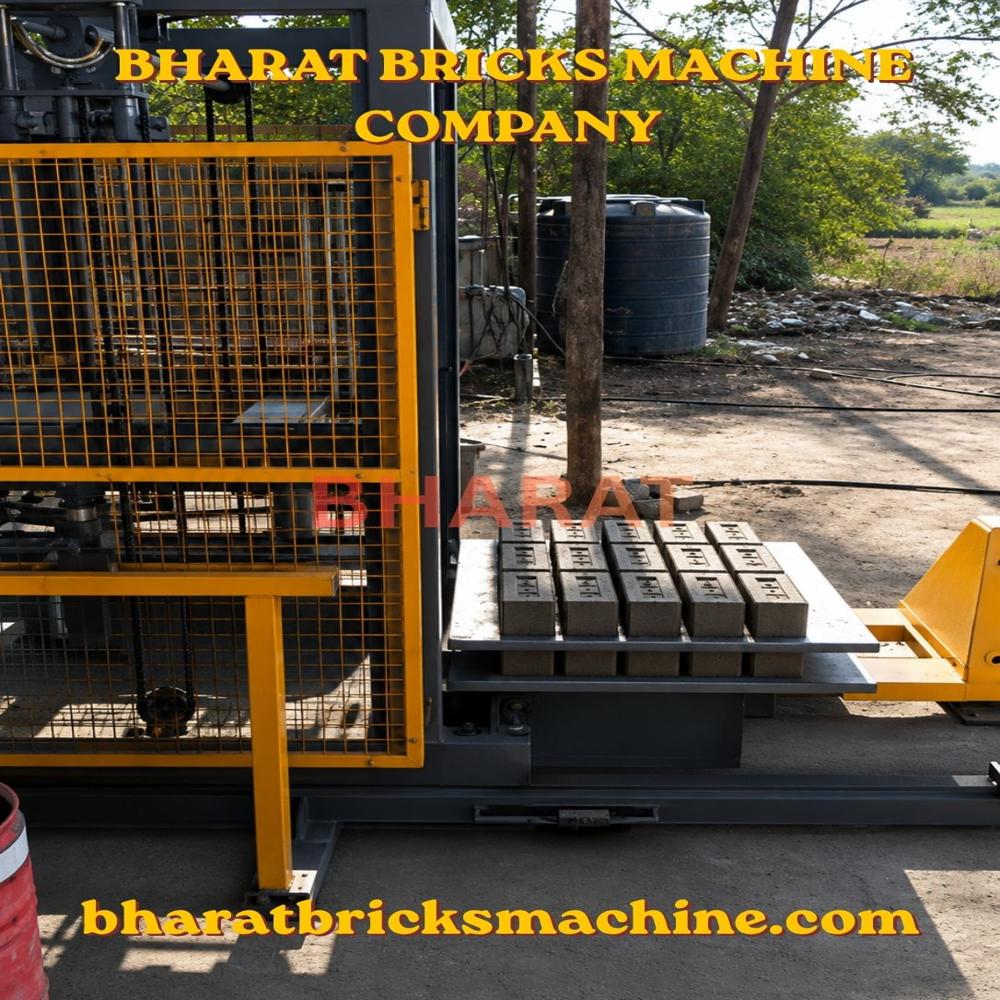 Fully Automatic Multi. Products Bricks & Blocks Making Machine (15cvt.) - Color: Blue/grey
