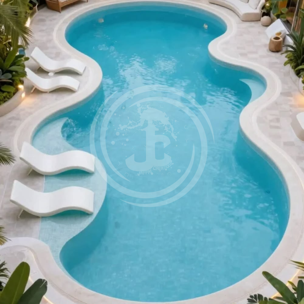 Playing Pools Flat Shallow Pool - Color: White