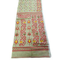 Dhakai Jamdani Saree With Border Print