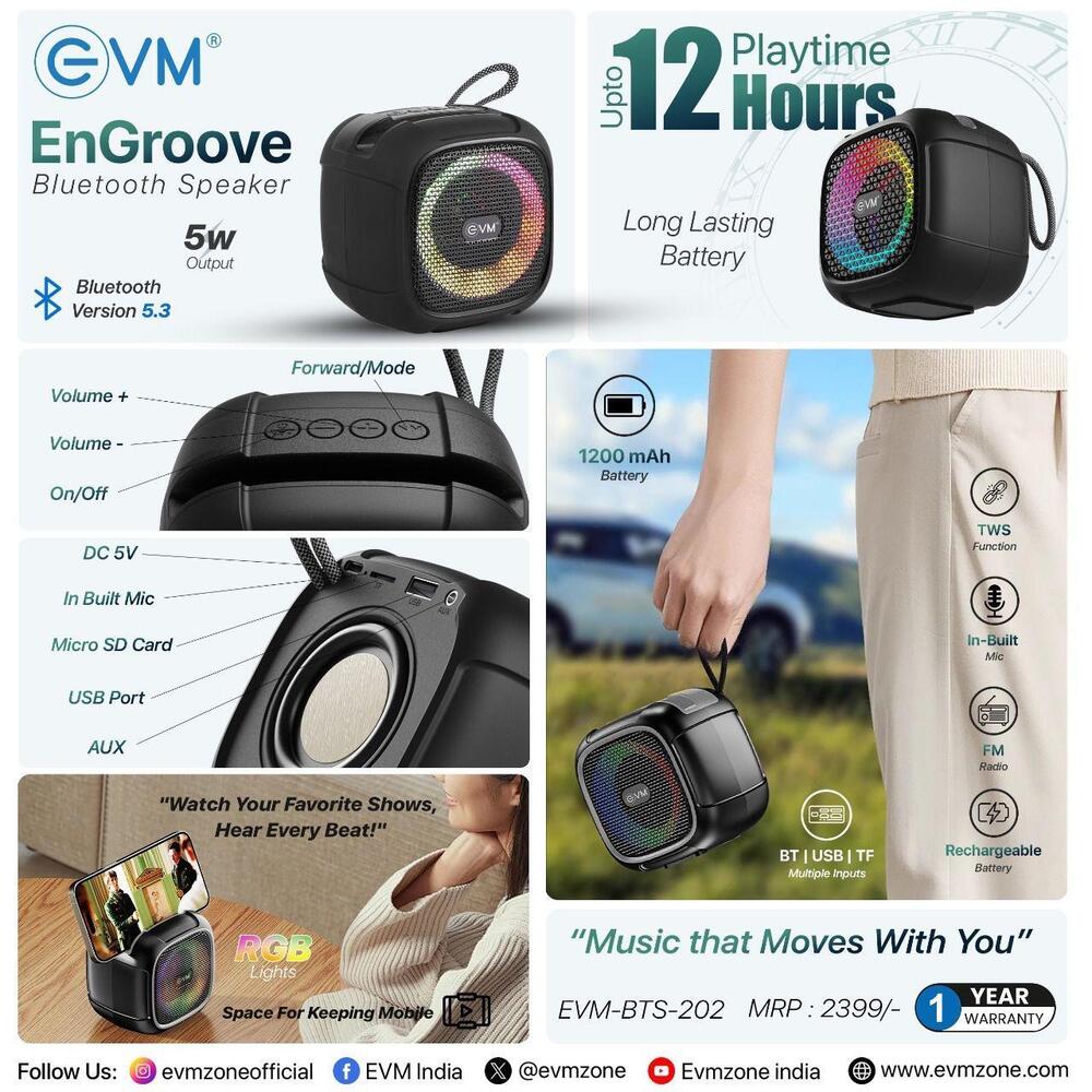 EVM Bluetooth speaker