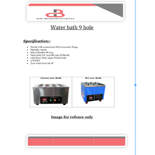 Water Bath Double Walled