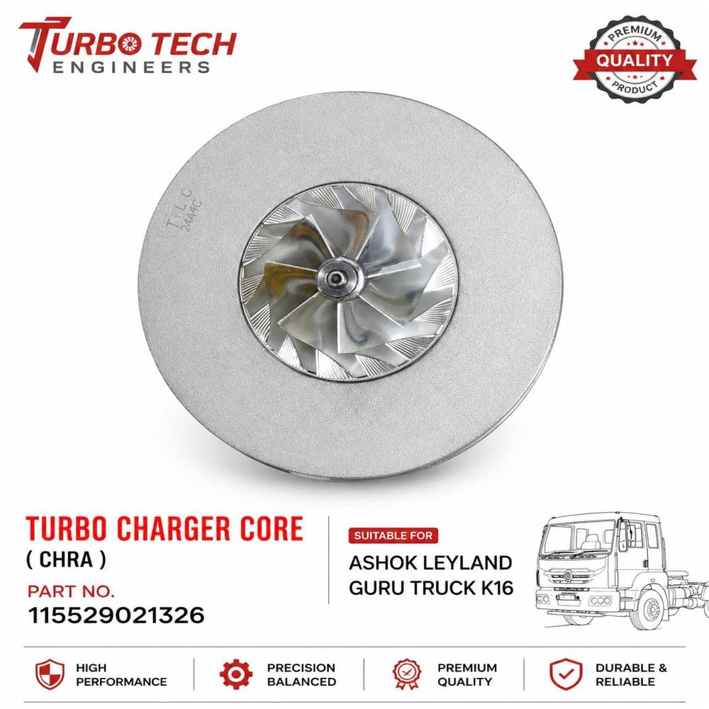 Turbo Charger Core (Chra) 115529021326 - Automation Grade: Aluminum