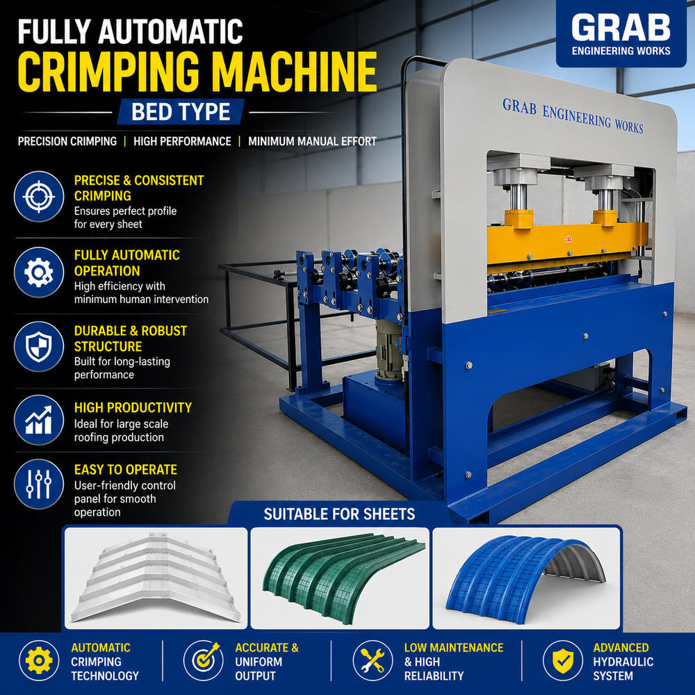 Fully Automatic Crimping Machine (Bed Type)