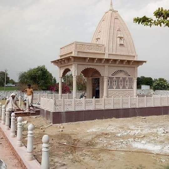 Pink sand stone temple