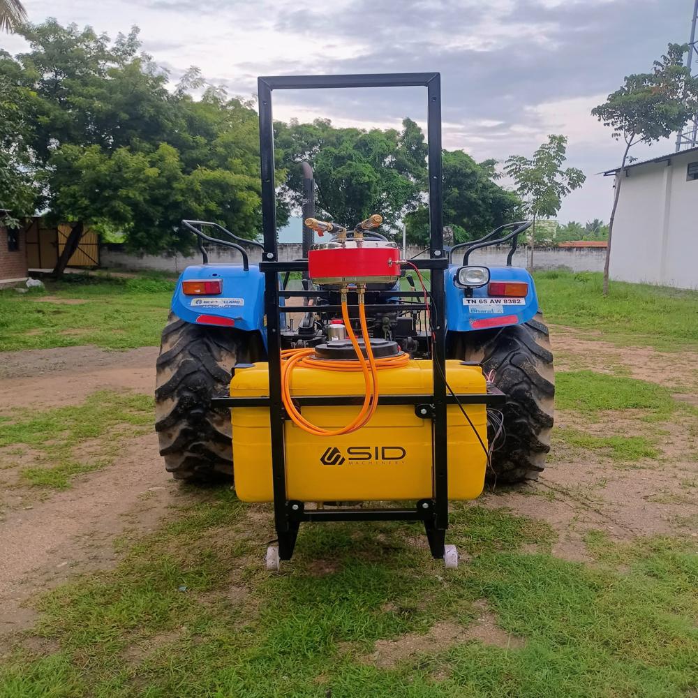 500L Tractor Mounted Wiper Sprayer - Color: Yellow Tank
