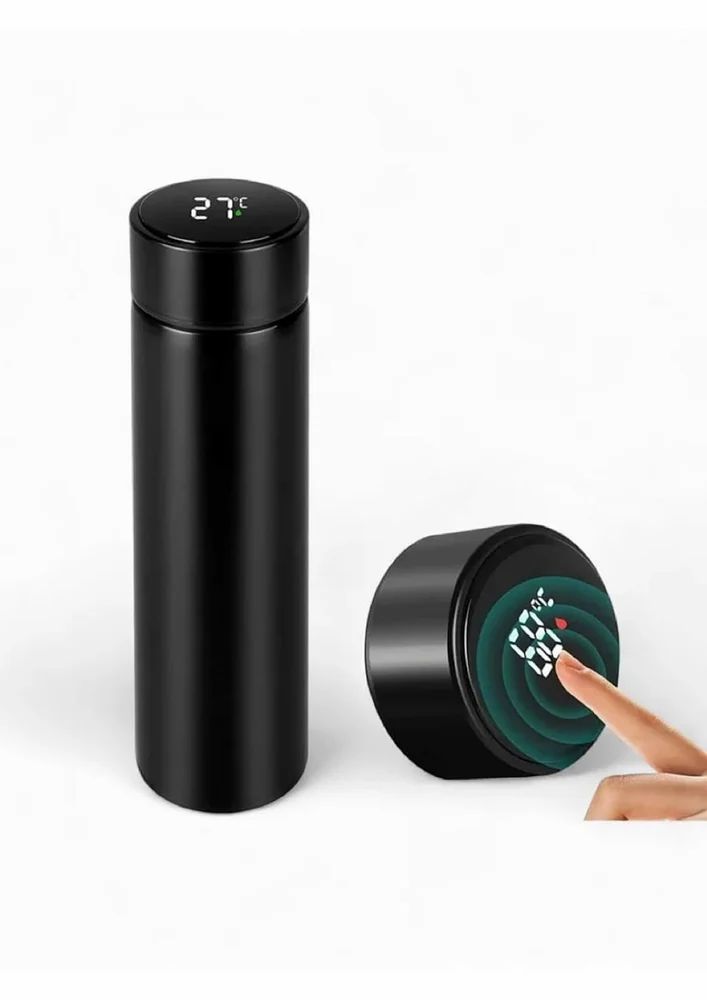 Temperature Water Bottle - Battery Capacity: No Battery (Touch Display Powered By Built-in Sensor)