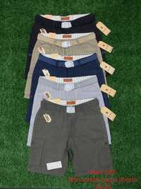 06_cotton Cargo Shorts - Age Group: Adults