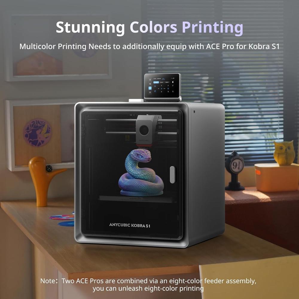 Anycubic Kobra S1 3d Printer - Dimension (L*w*h): 40   41   49  Centimeter (Cm)