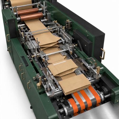 Rolling Feed Square Bottom Paper Cover Making Machine - Automatic Grade: Automatic
