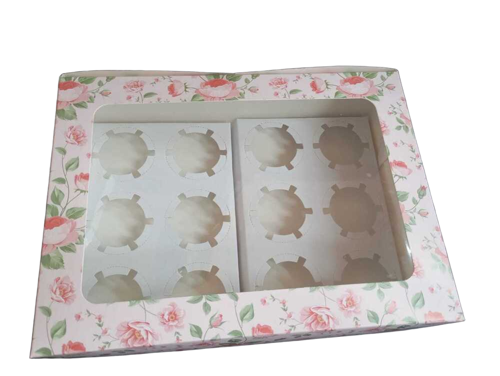 12 Pcs Cup Cake Box