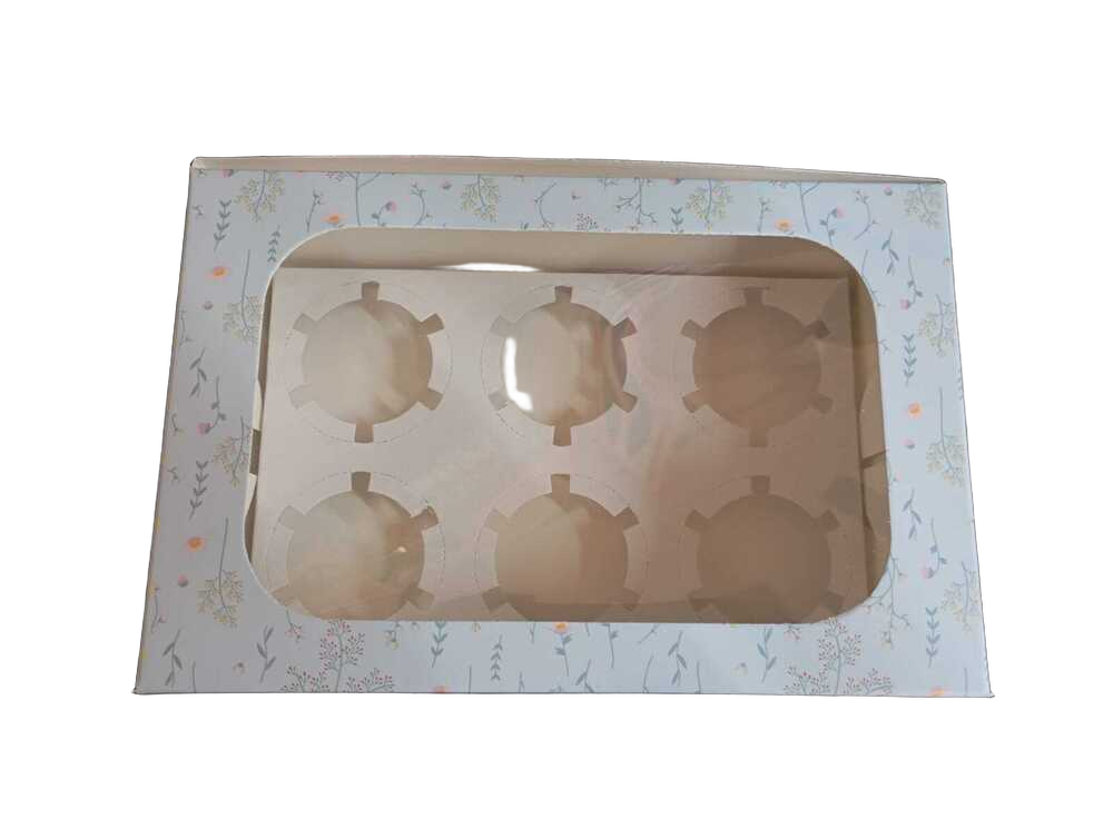 6 Cup Cake Box