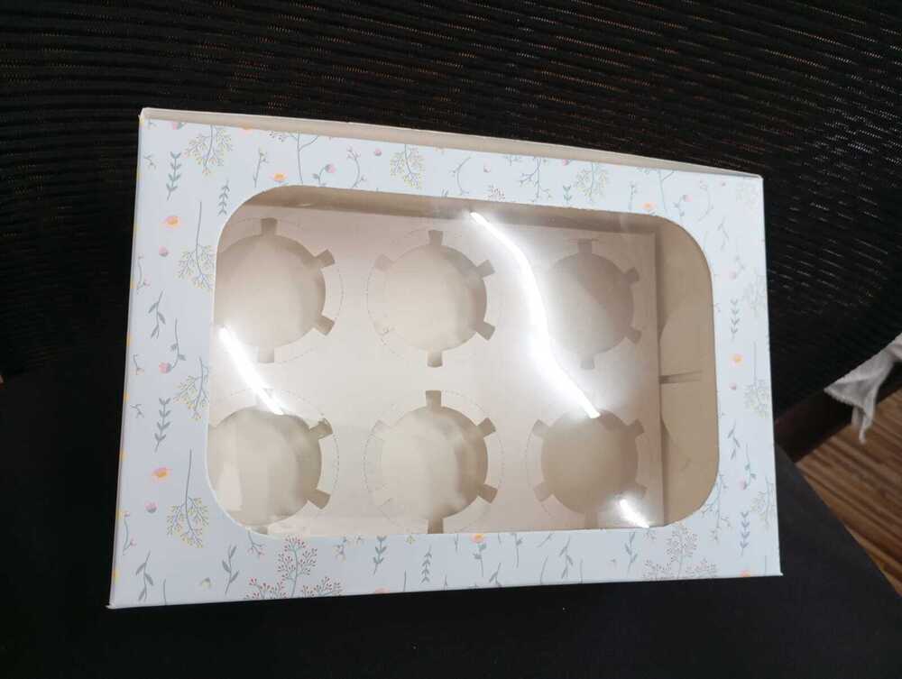 6 Cup Cake Box