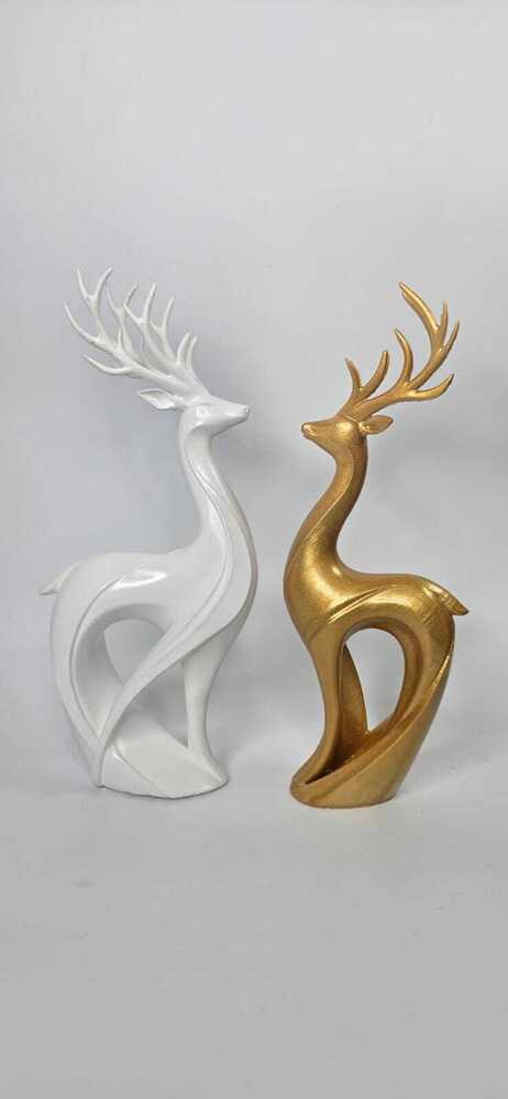 Deer Figurine Set 2 Piece