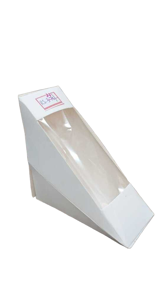 White Triangle Sandwich Box